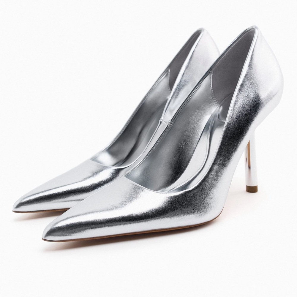Zara Metallic Pumps